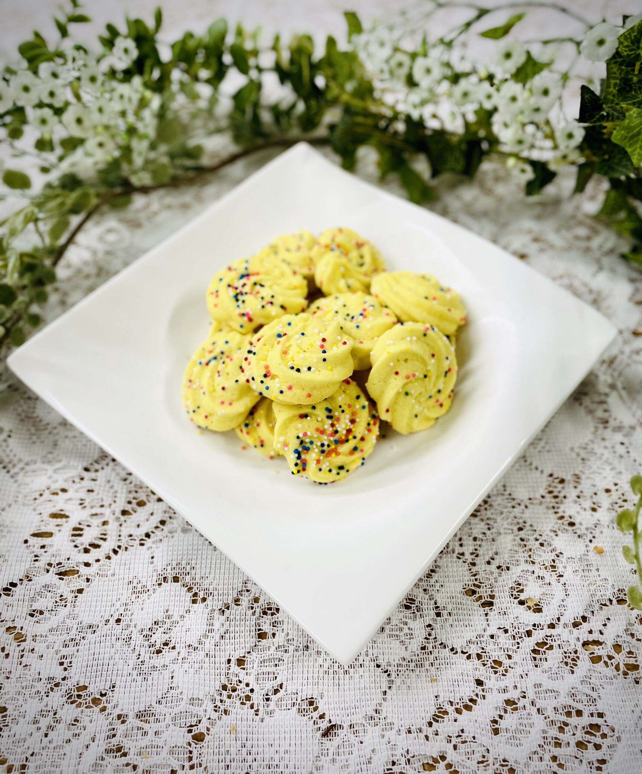 Sprinkle Butter Cookies