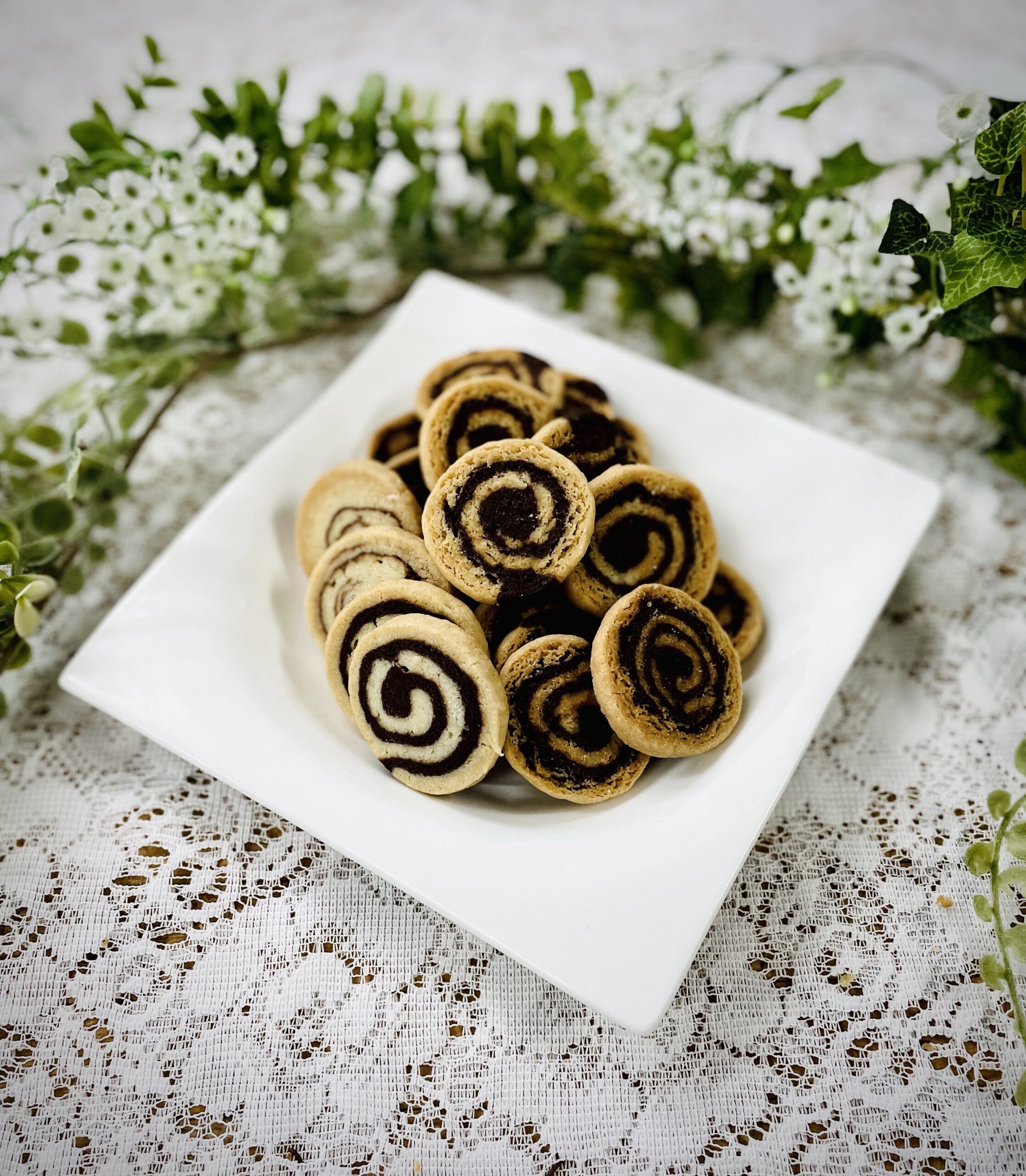 Chocolate Swirl Butter Cookies